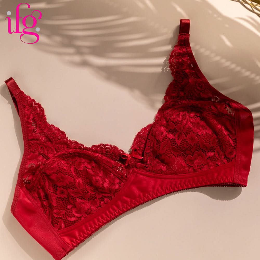 IFG Poppy Bra Blossom 002 - Maroon, Women Bras, IFG, Chase Value