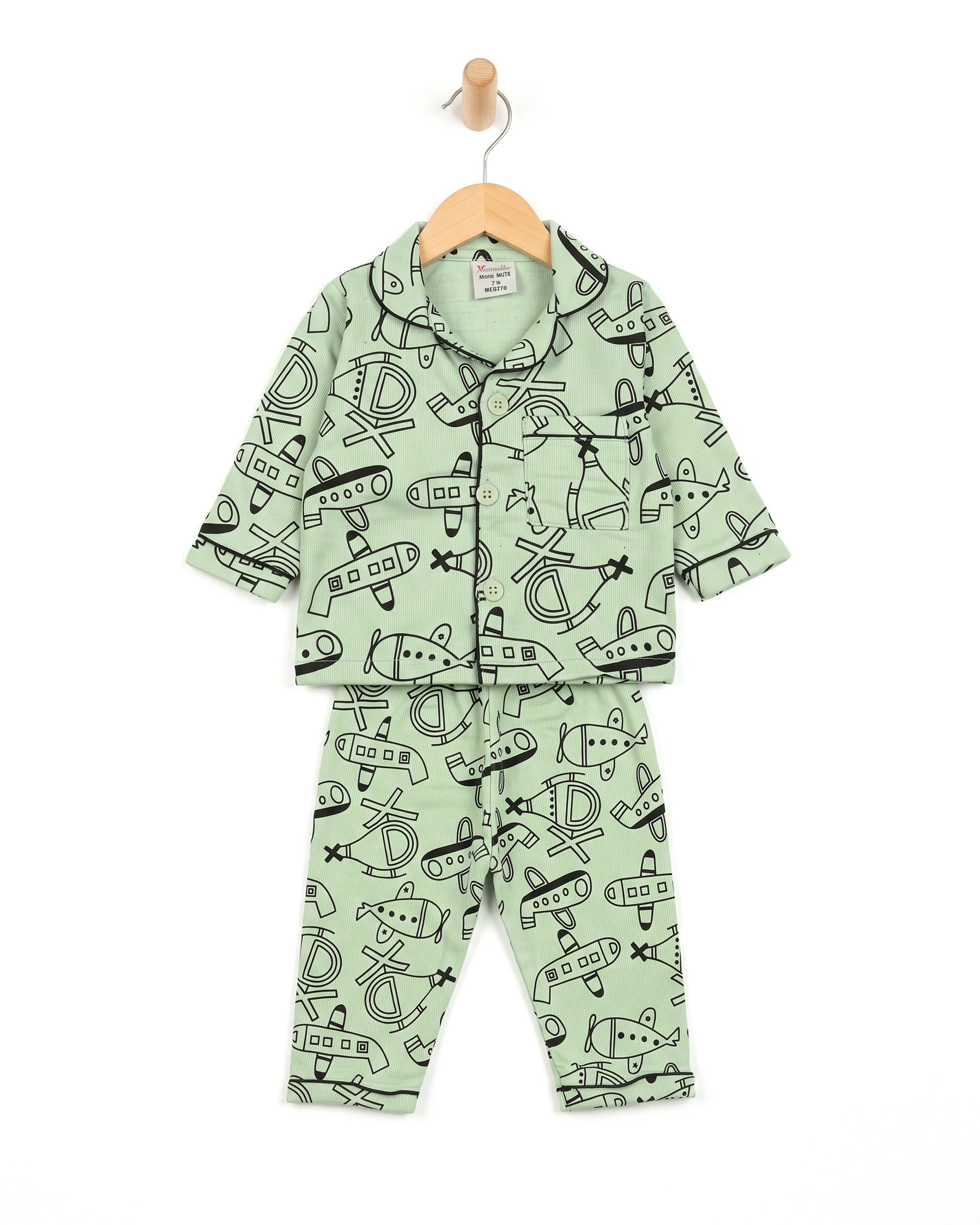 Valuables Newborn Boys Night Suit