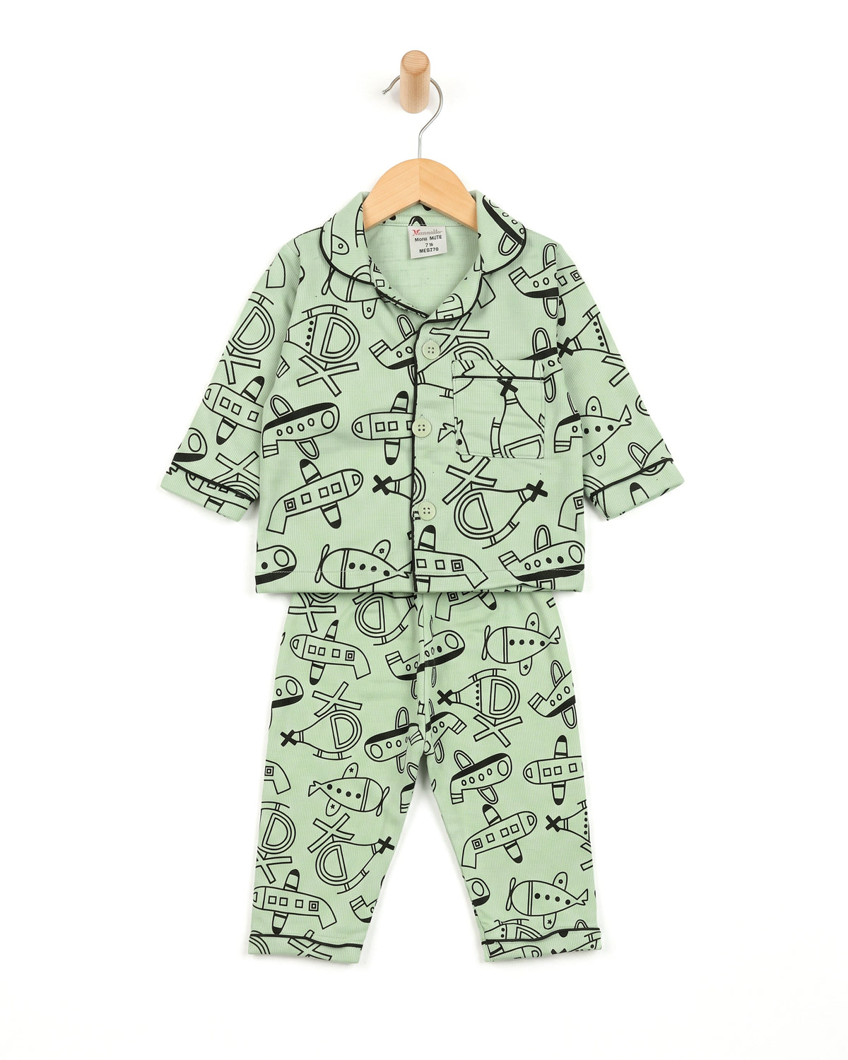 Valuables Newborn Boys Night Suit