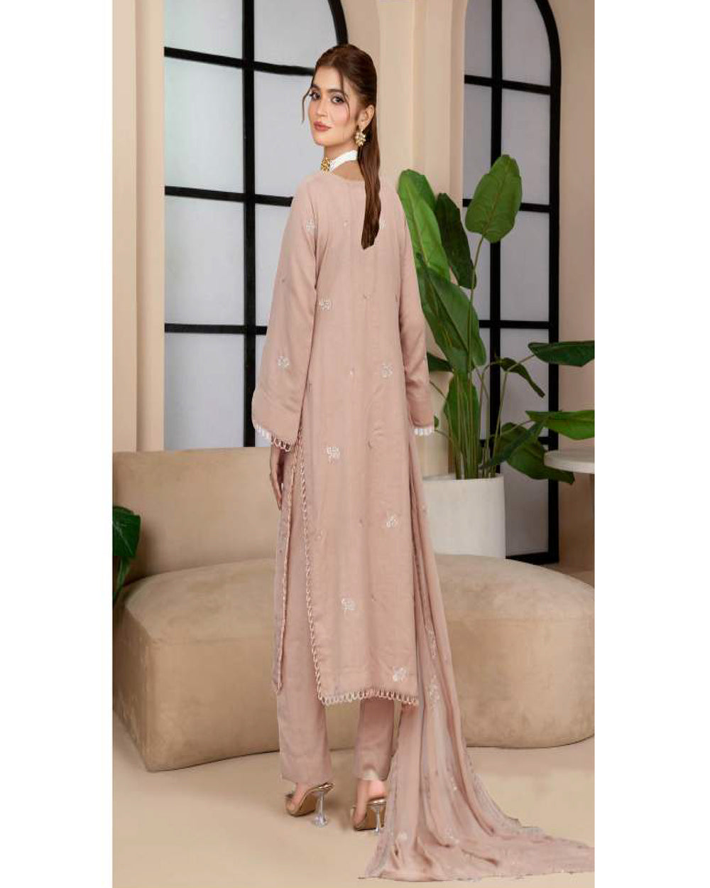 Noor Jahan Maha Noor Karandi Luxury Embroidered Suit with Dupatta - 5, Women, 3Pcs Shalwar Suit, Chase Value, Chase Value