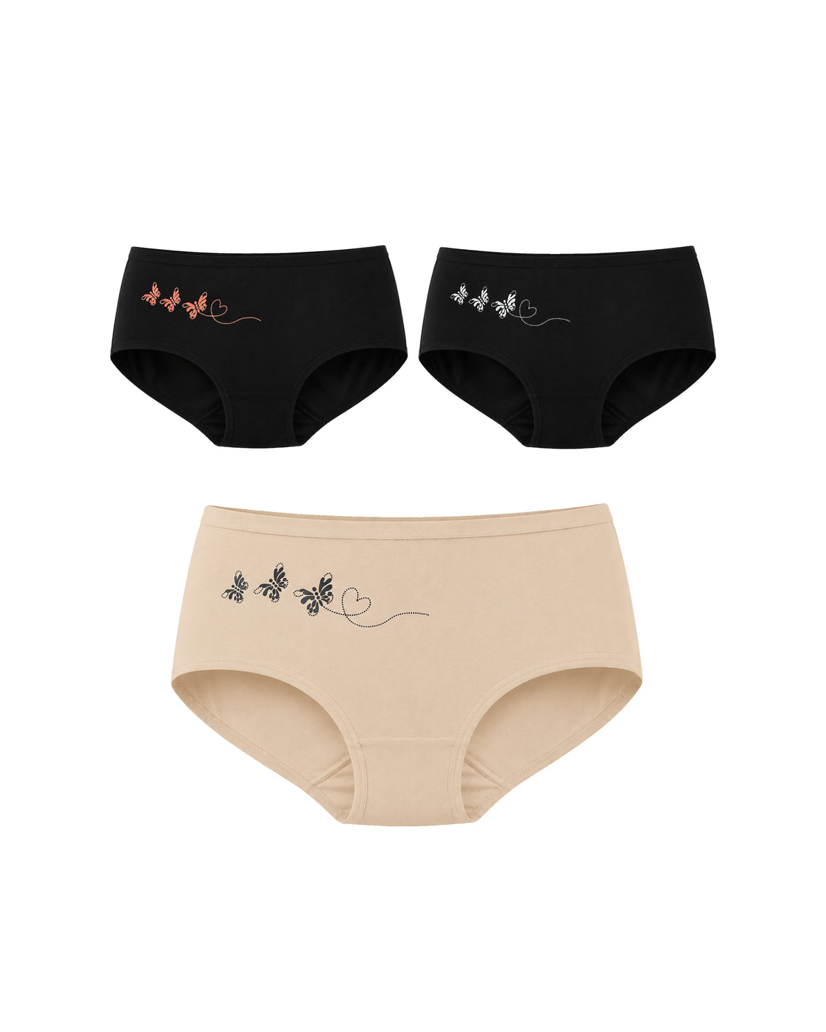 Eminent Girls' Plain Panty- 3pc