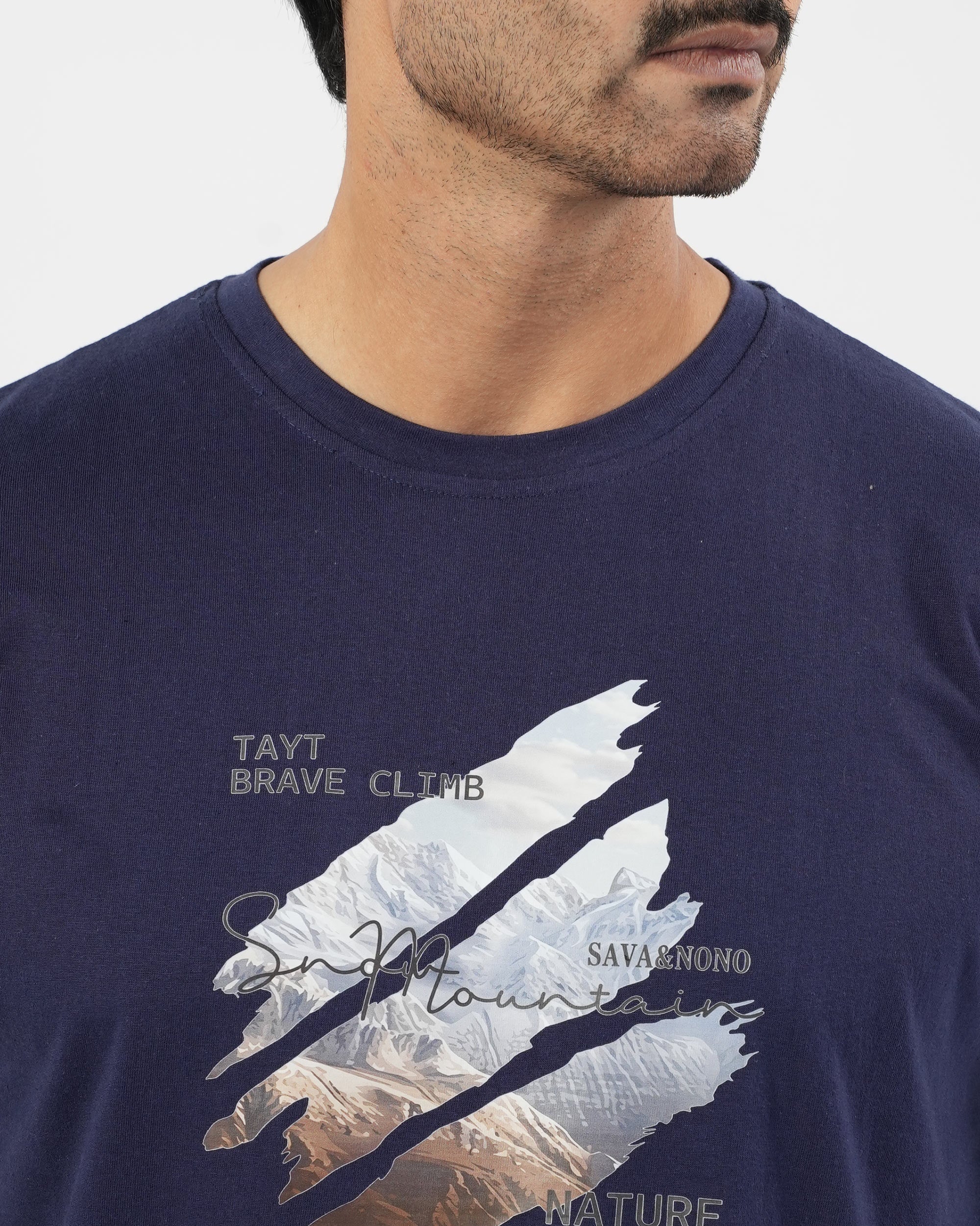 Men's Drop Shoulder Printed Shirt