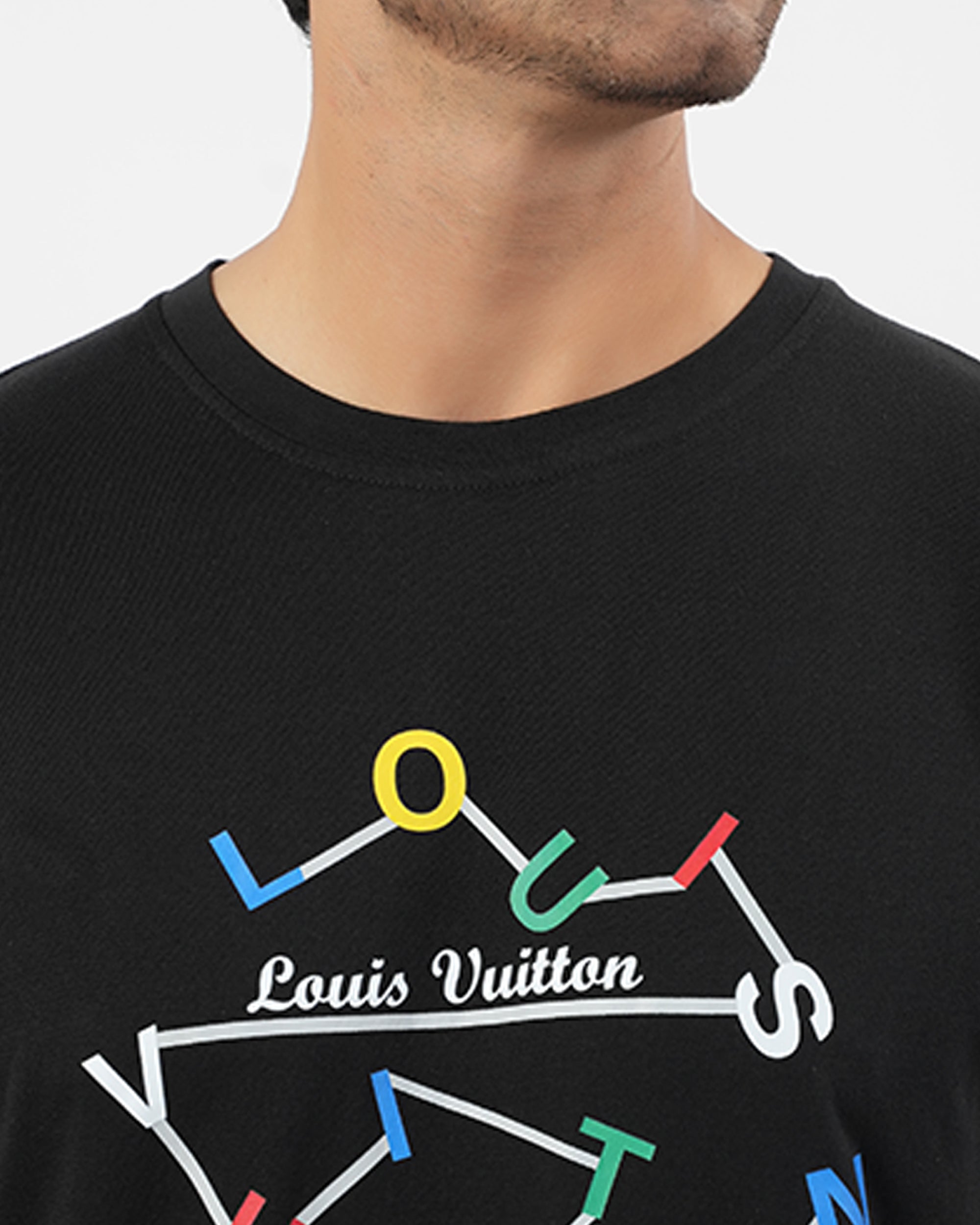Valuables Men's Printed Half Sleeve T-Shirt - Louis Vuitton
