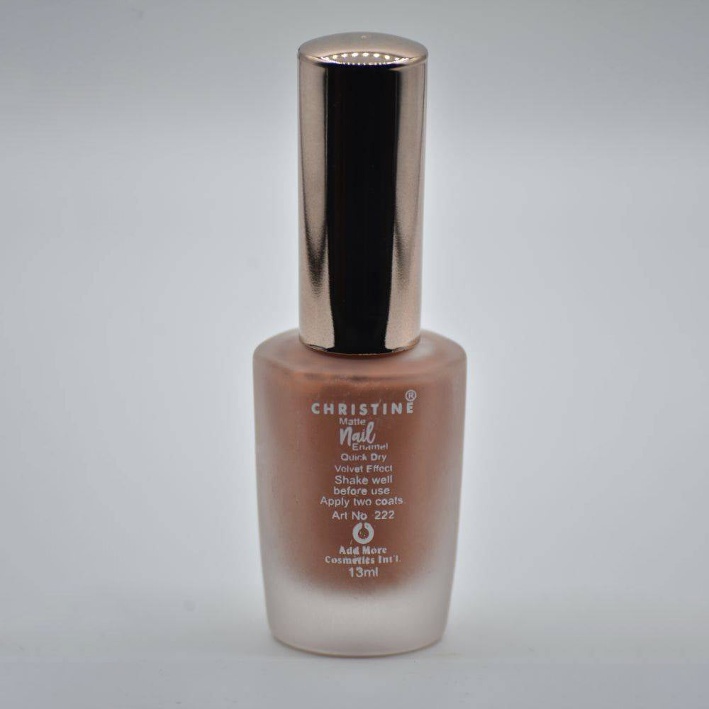 Christine Matte Nail Enamel Shade - 224, Nails, Christine, Chase Value