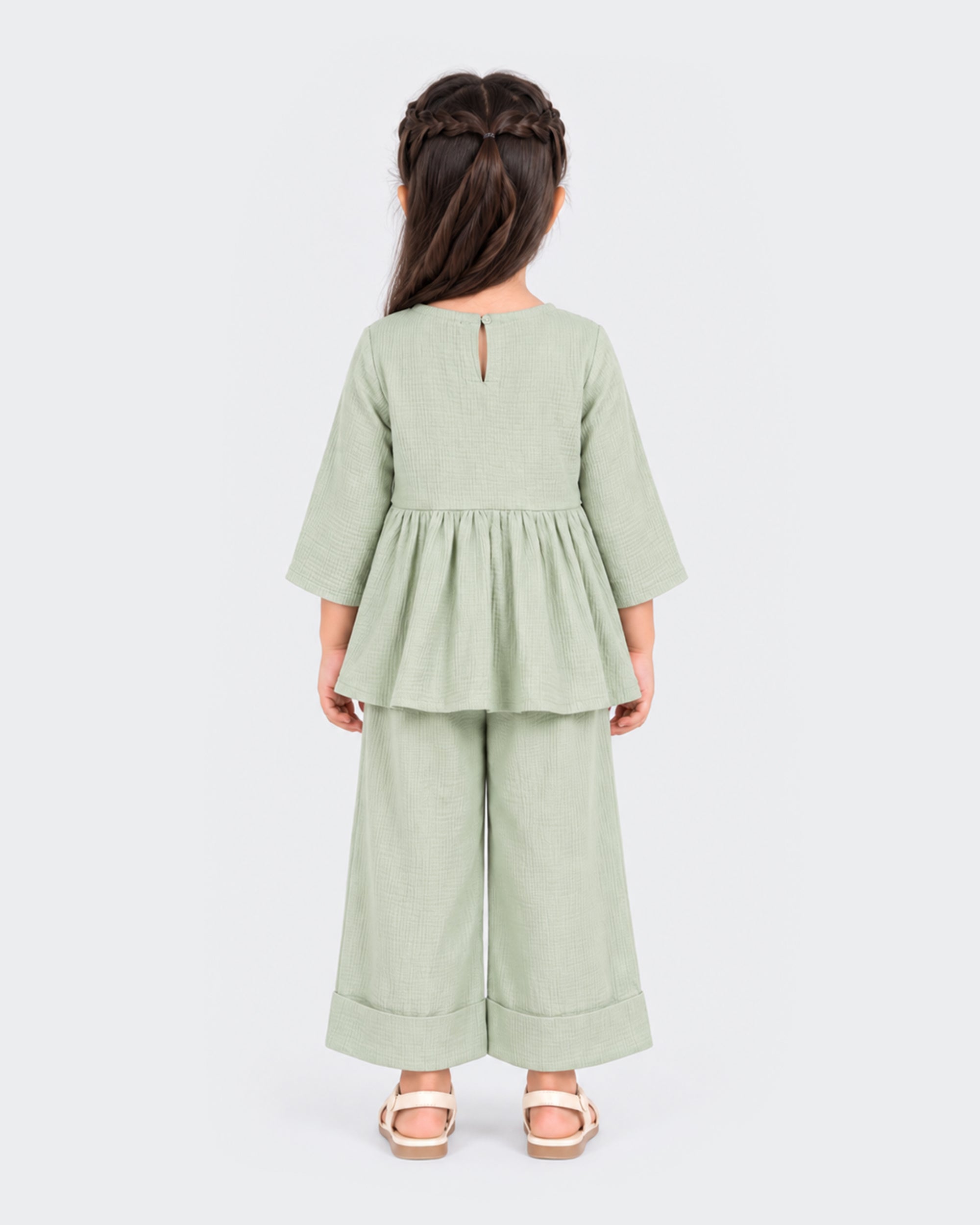 Eminent Girls Ethnic Fusion Dyed 2 Pc