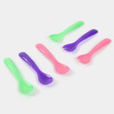 Spoon And Fork Pack of 6 - Multi Color, Spoons & Forks, Chase Value, Chase Value