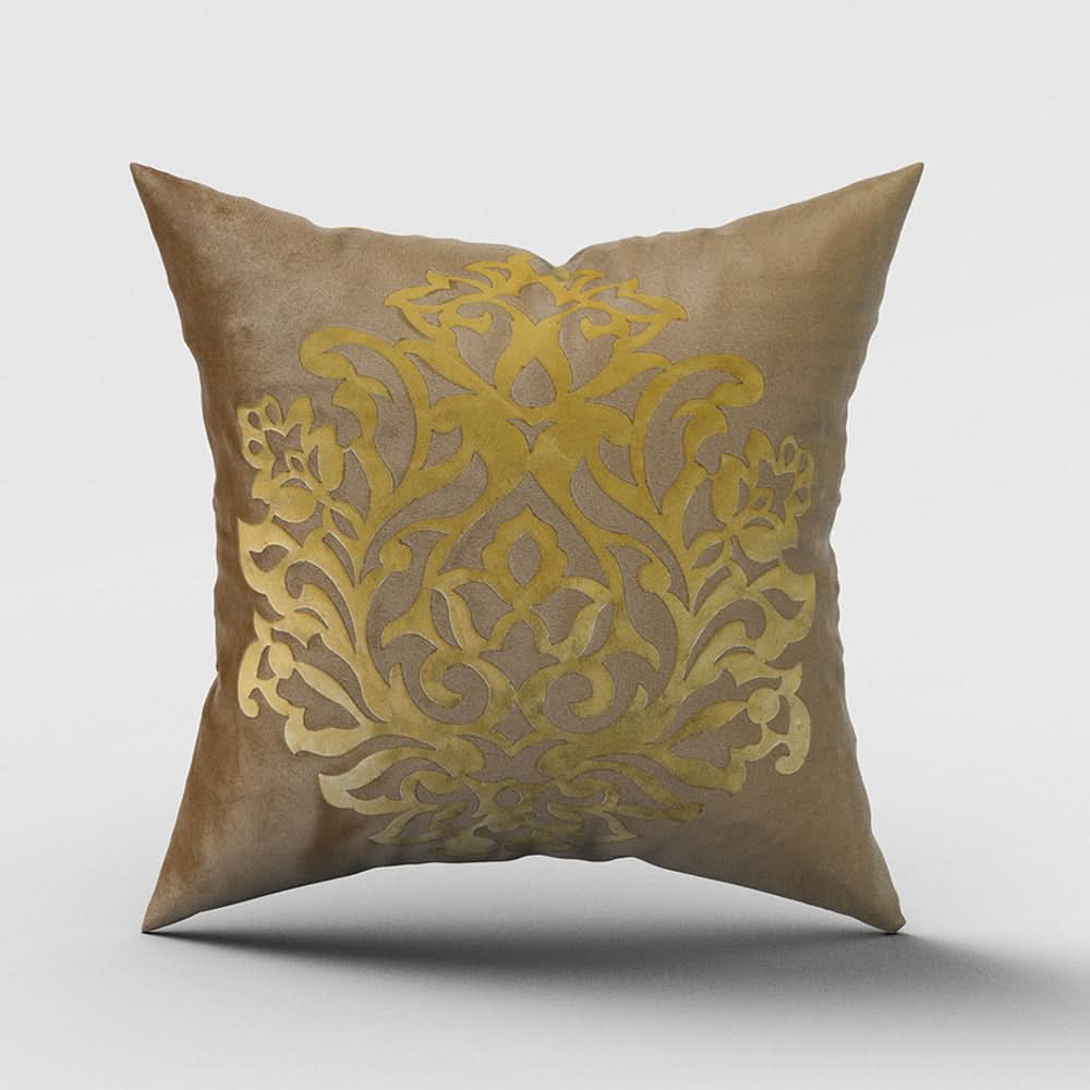 Printed Cushion 16x16 - Golden, Cushions & Pillows, Chase Value, Chase Value