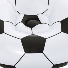 Bestway Soccer Ball Chair - Black & White