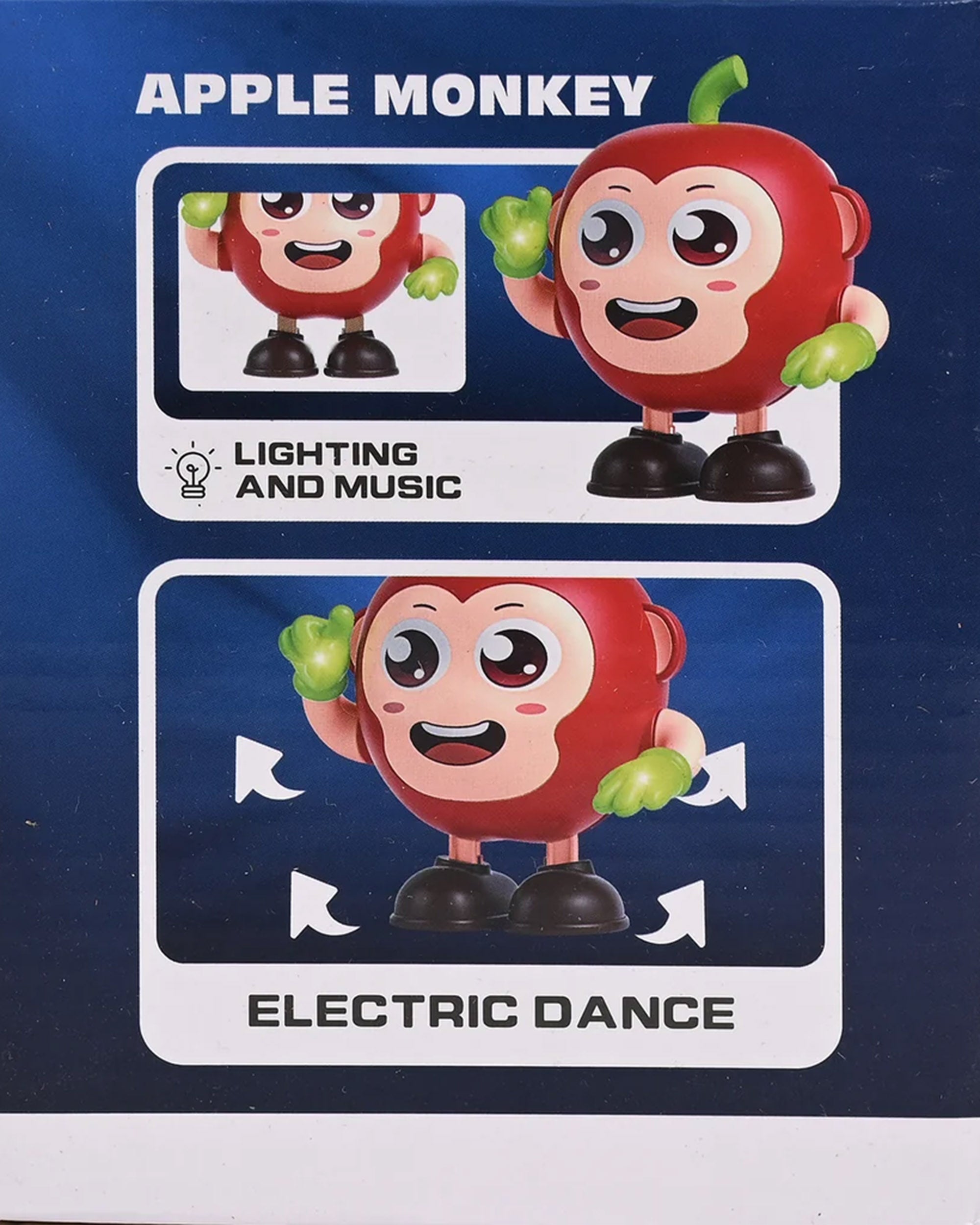 Battery Operated Apple Toy with Light & Music