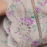 VS AIZA & MOMINA Printed Chikankari Embroidered Unstitched 3Pcs Suit - 166, Women, 3Pcs Shalwar Suit, VS Textile, Chase Value