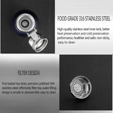 Stainless Steel Vacuum Insulated Flask - 1100ML, Water Bottle, Chase Value, Chase Value