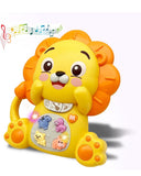 Battery Operated Piano Lion