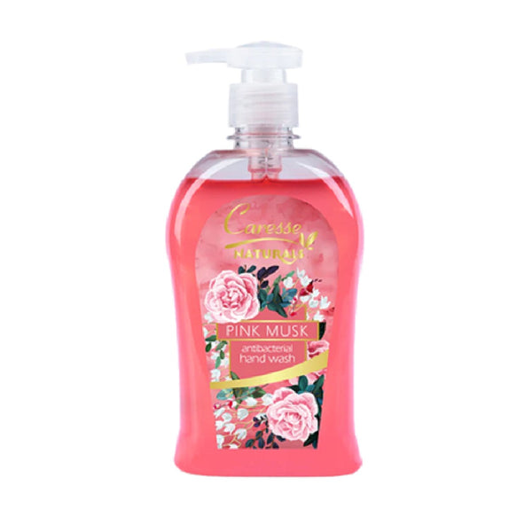 Caresse Naturals Antibacterial Pink Musk Hand Wash, 500ml