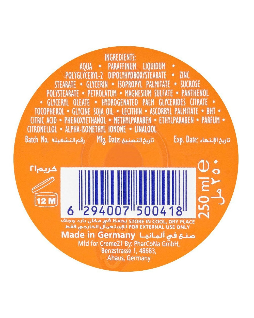 Creme 21 Moisturising Cream Pro B 5 250ml