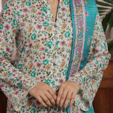 VS AIZA & MOMINA Printed Chikankari Embroidered Unstitched 3Pcs Suit - 239, Women, 3Pcs Shalwar Suit, VS Textile, Chase Value