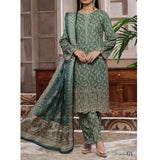 VS AIZA & MOMINA Printed Chikankari Embroidered Unstitched 3Pcs Suit - 279, Women, 3Pcs Shalwar Suit, VS Textile, Chase Value