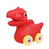 Pull Back Dinosaur Car Pack of 12 - Red, Non-Remote Control, Chase Value, Chase Value