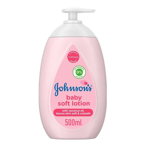 Johnson's Pure & Gentle Daily Care Baby Lotion, 500ml, Bath Accessories, Johnson's, Chase Value