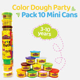 Dough Set Pack of 10 - Multi Color, Kids Cosmetic & Kitchen Sets, Chase Value, Chase Value