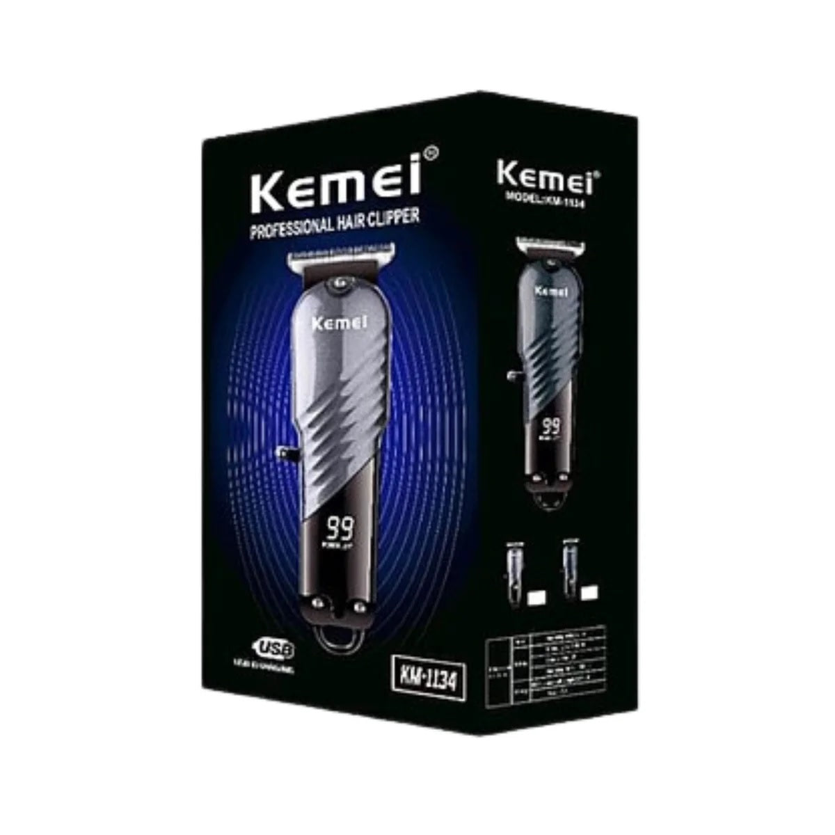 Kemei Hair Clipper KM-1134, Shaver & Trimmers, Kemei, Chase Value