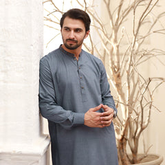 Eminent Men's Stitched Kurta Shalwar Suit - Indigo, Men's Shalwar Kameez, Eminent, Chase Value