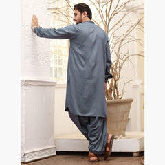Eminent Men's Stitched Kurta Shalwar Suit - Indigo, Men's Shalwar Kameez, Eminent, Chase Value