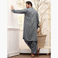 Eminent Men's Stitched Kurta Shalwar Suit - Charcoal, Men's Shalwar Kameez, Eminent, Chase Value