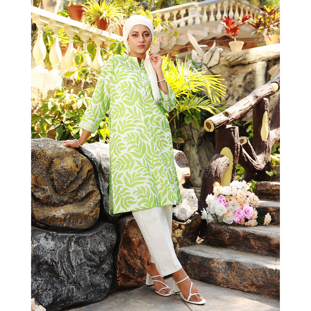 Eminent Women's Printed Kurti - Green, Women Ready Kurtis, Eminent, Chase Value