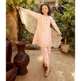 Eminent Girls Embroidered 3Pcs Shalwar Suit - Peach, Girls Shalwar Kameez, Eminent, Chase Value