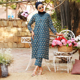 Eminent Women's Printed 02 PCS Suit - Blue, Women Shalwar Suits, Eminent, Chase Value