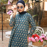 Eminent Women's Printed 02 PCS Suit - Blue, Women Shalwar Suits, Eminent, Chase Value