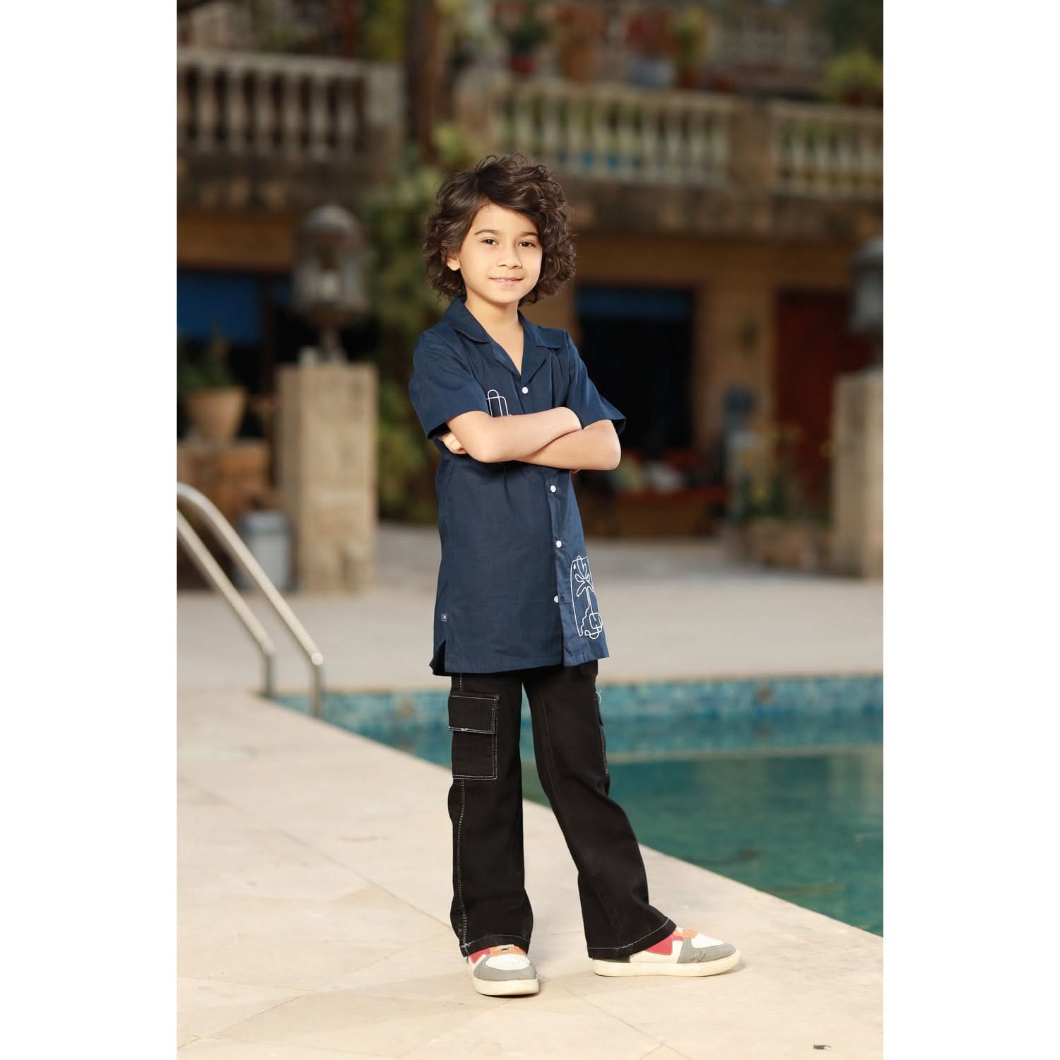 Eminent Boys Half Sleeves Causal Shirt - Navy Blue, Boys Shirts, Eminent, Chase Value
