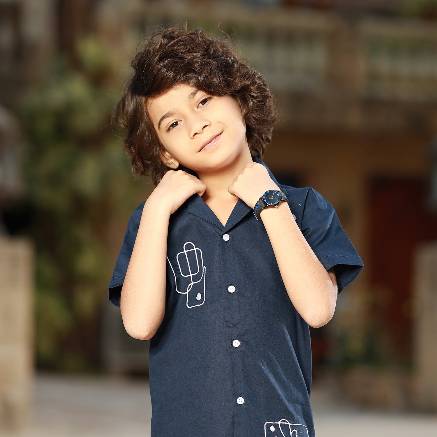 Eminent Boys Half Sleeves Causal Shirt - Navy Blue, Boys Shirts, Eminent, Chase Value