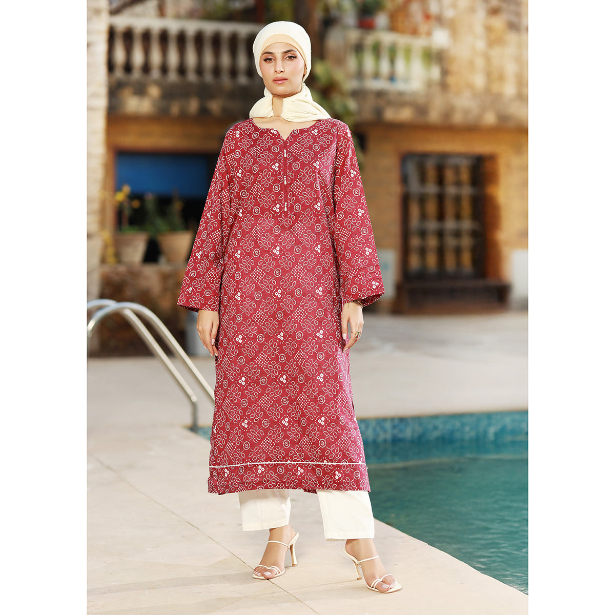 Eminent Women's Printed Kurti - Maroon, Women Ready Kurtis, Eminent, Chase Value