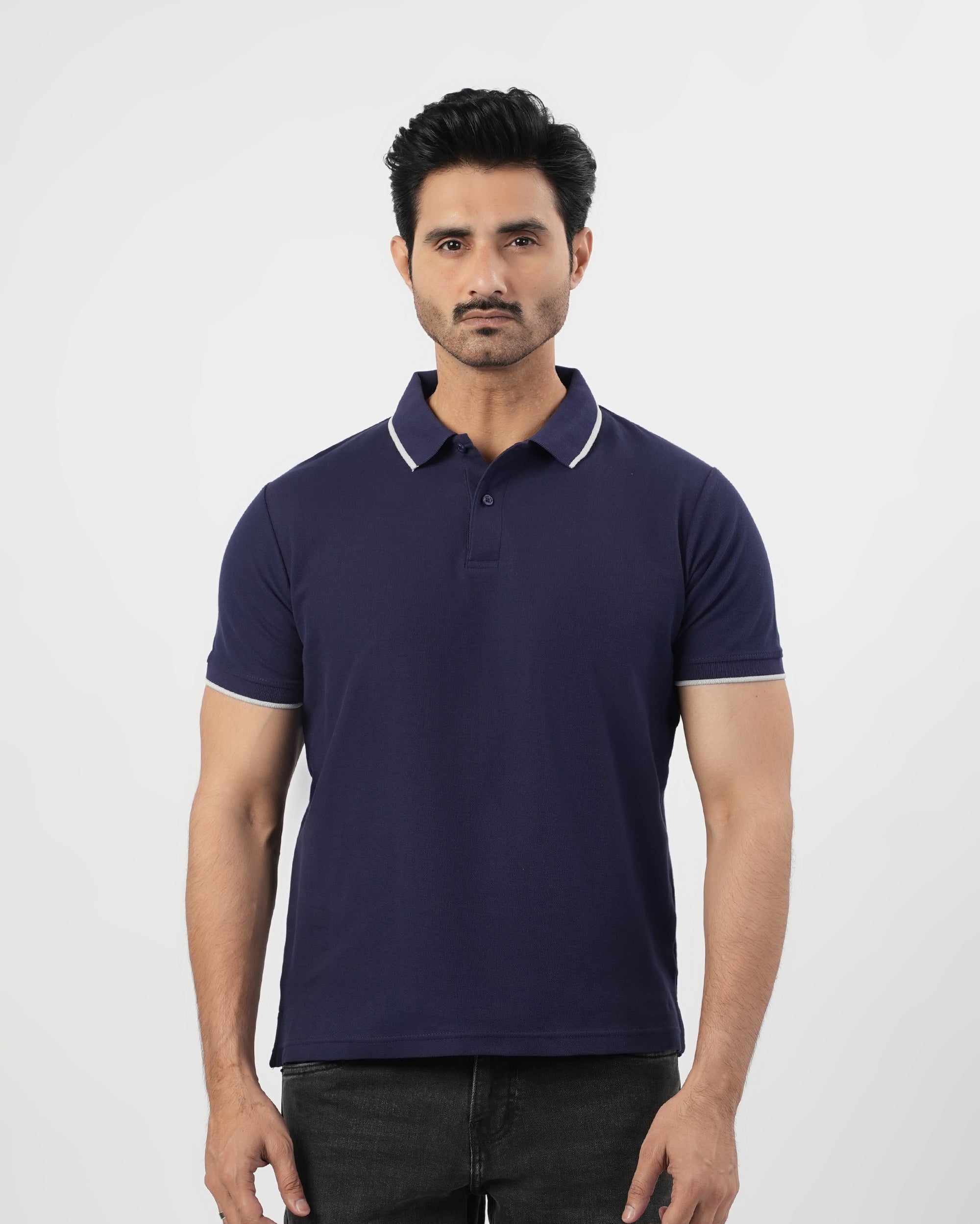 Eminent Men’s Solid Pique Polo T-Shirt