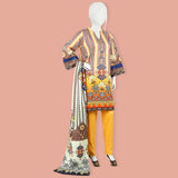 Eminent Digital Khadder Unstitched 2 Pcs Suit V1 - 19, Women, 2Pcs Shalwar Suit, Eminent, Chase Value