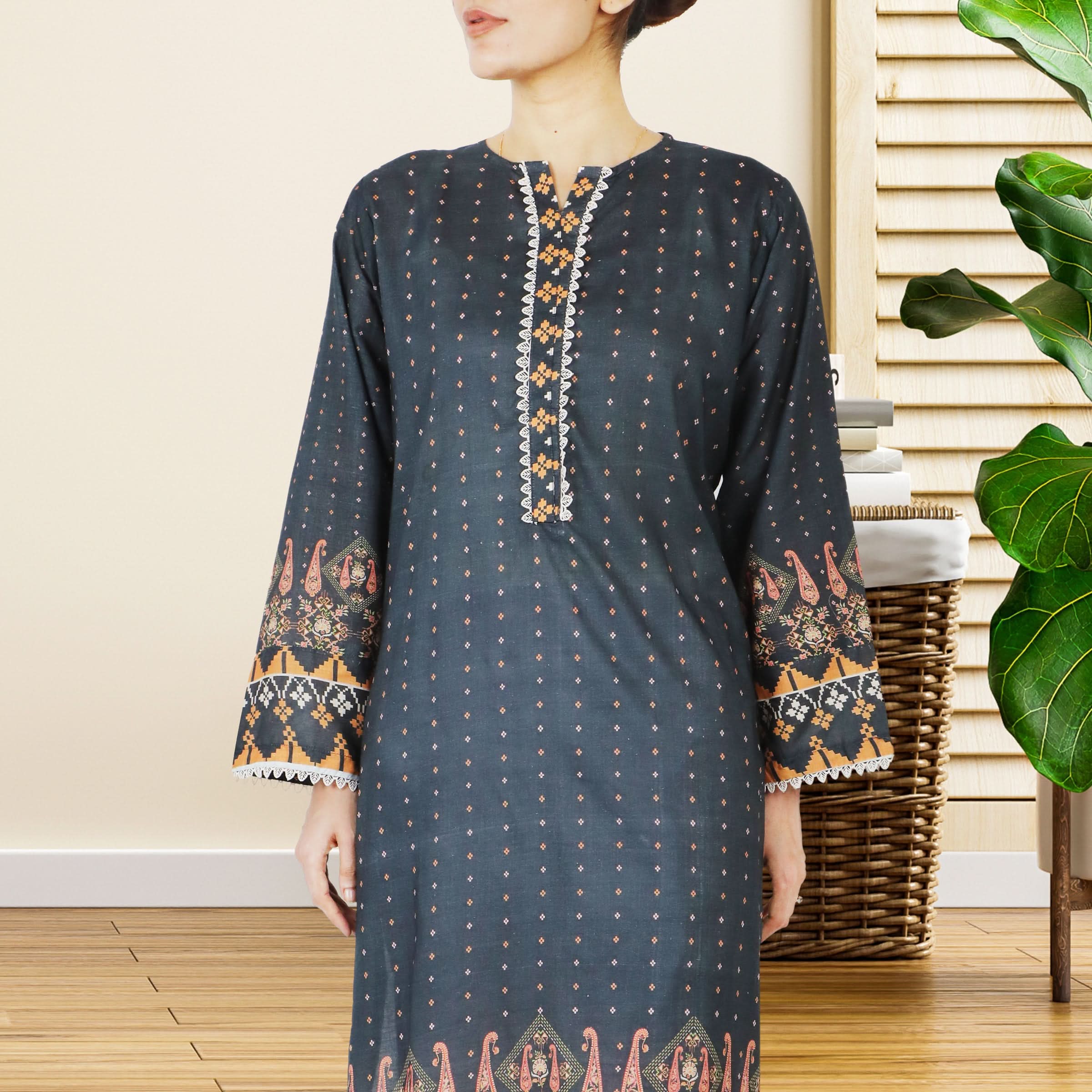 Valuable Cotton Unstitched Kurti - 7, Women, Unstitched Kurti, Chase Value, Chase Value
