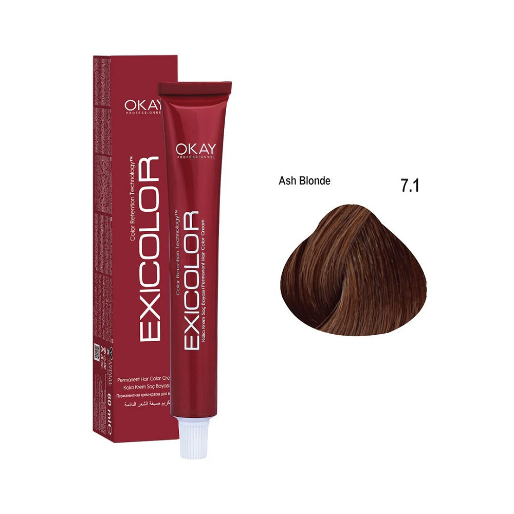 Exicolor Permanent Hair Color Cream 60ml - 39 Shades, Hair Color, Exicolor, Chase Value