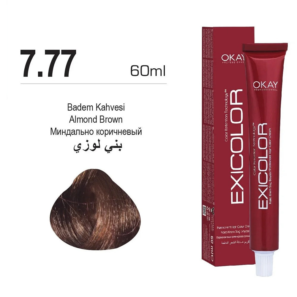 Exicolor Permanent Hair Color Cream 60ml - 39 Shades, Hair Color, Exicolor, Chase Value