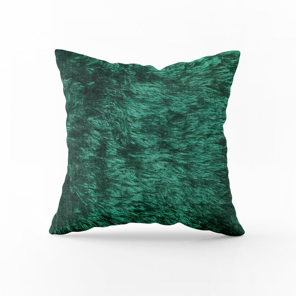 Fur Cushion - Green