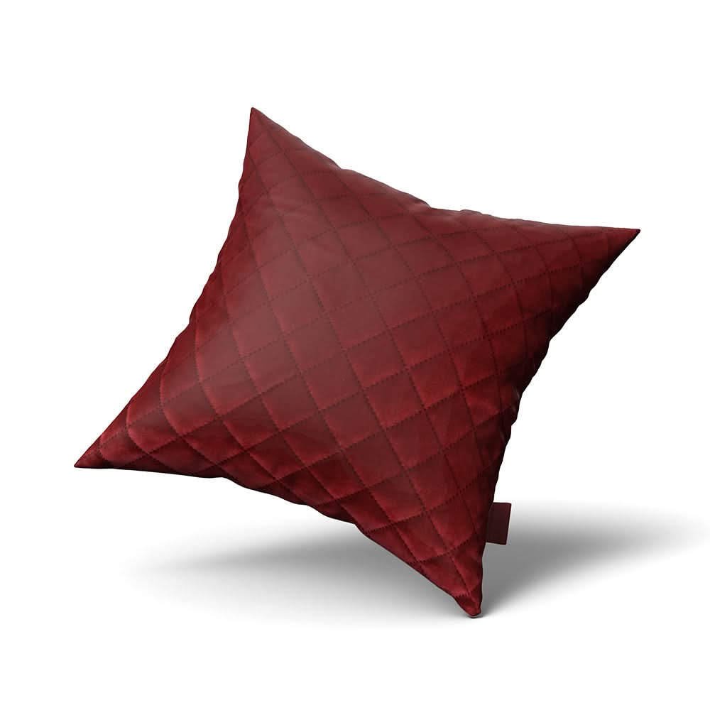 Eminent Velvet Cushion - Maroon, Cushions & Pillows, Eminent, Chase Value