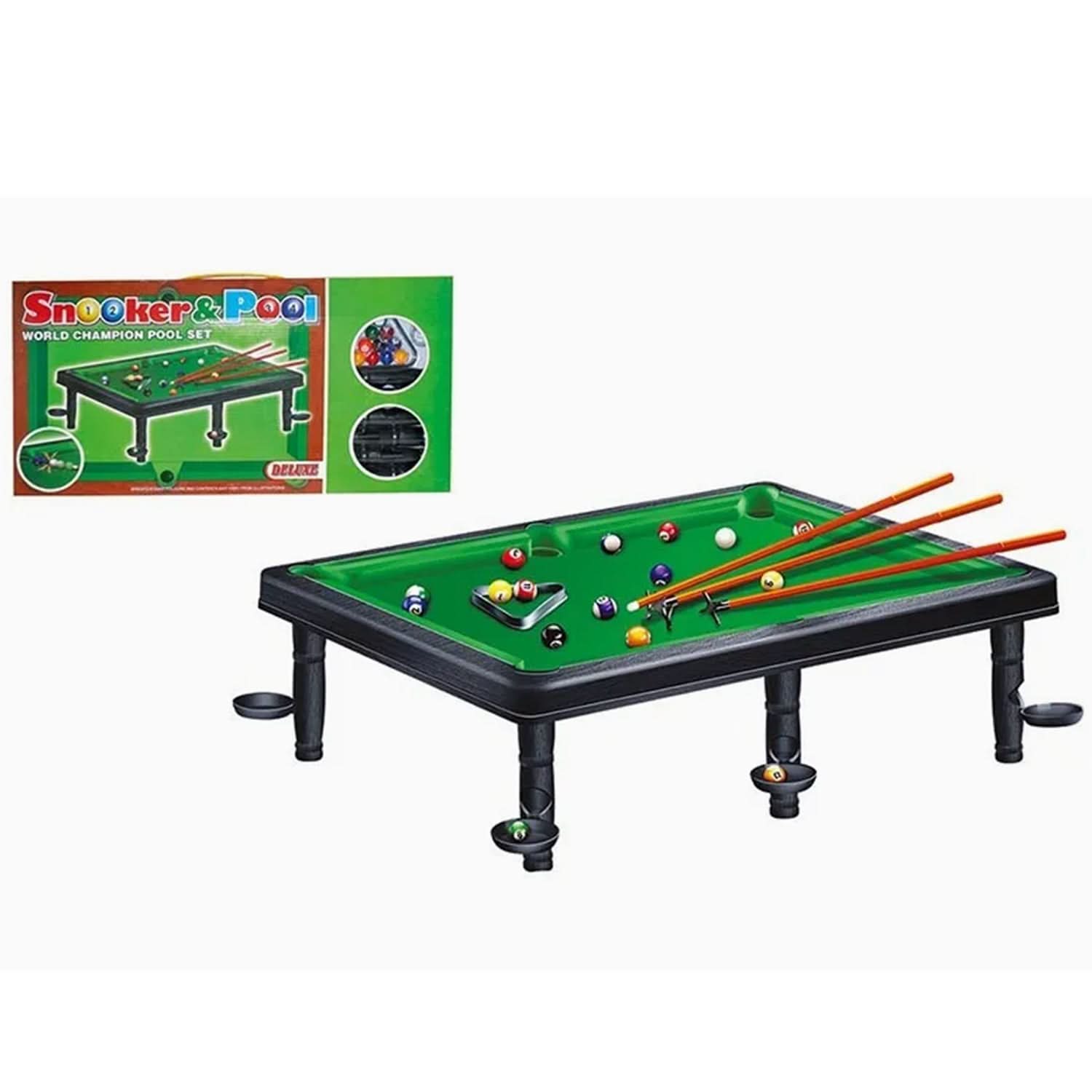 Mini Adult & Kids Snooker Pool Billiards Table Toy Family Games, Board Games & Puzzles, Chase Value, Chase Value