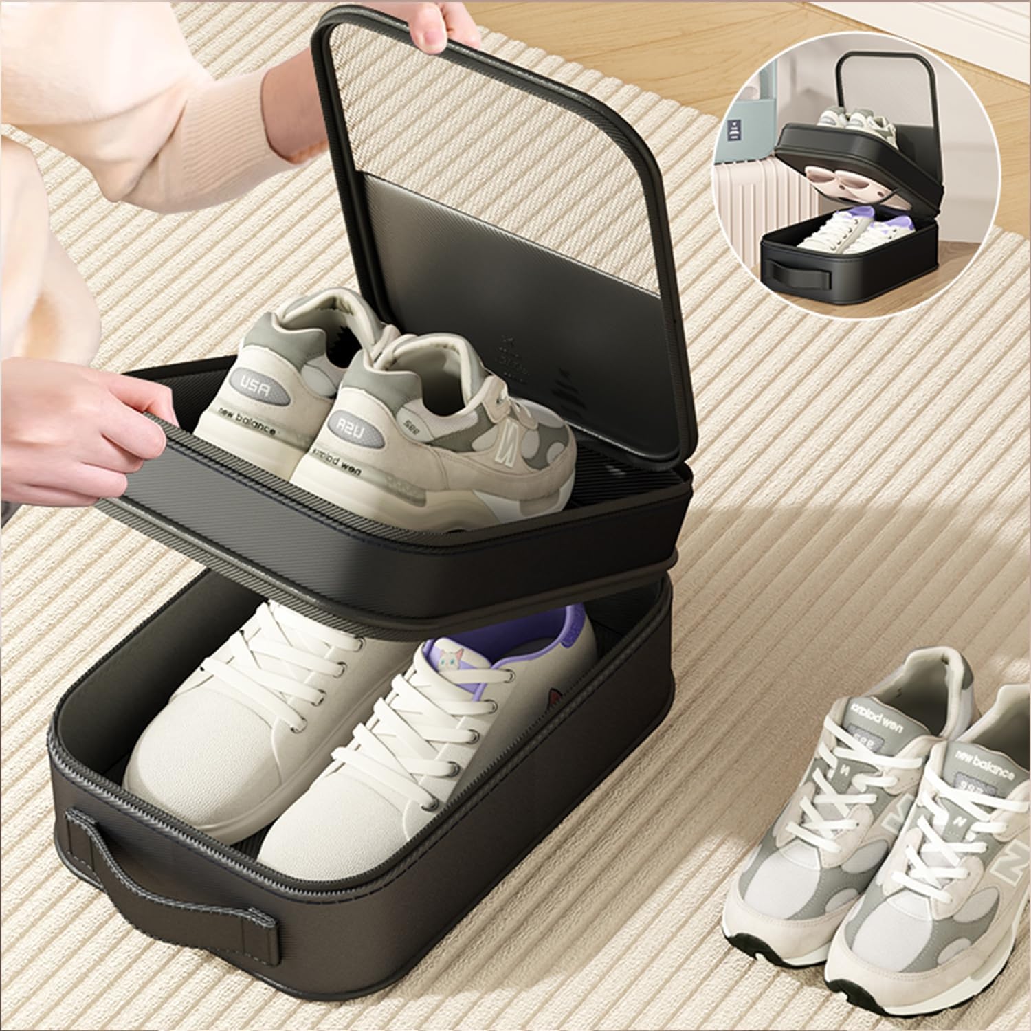 Travel Shoe Storage Box