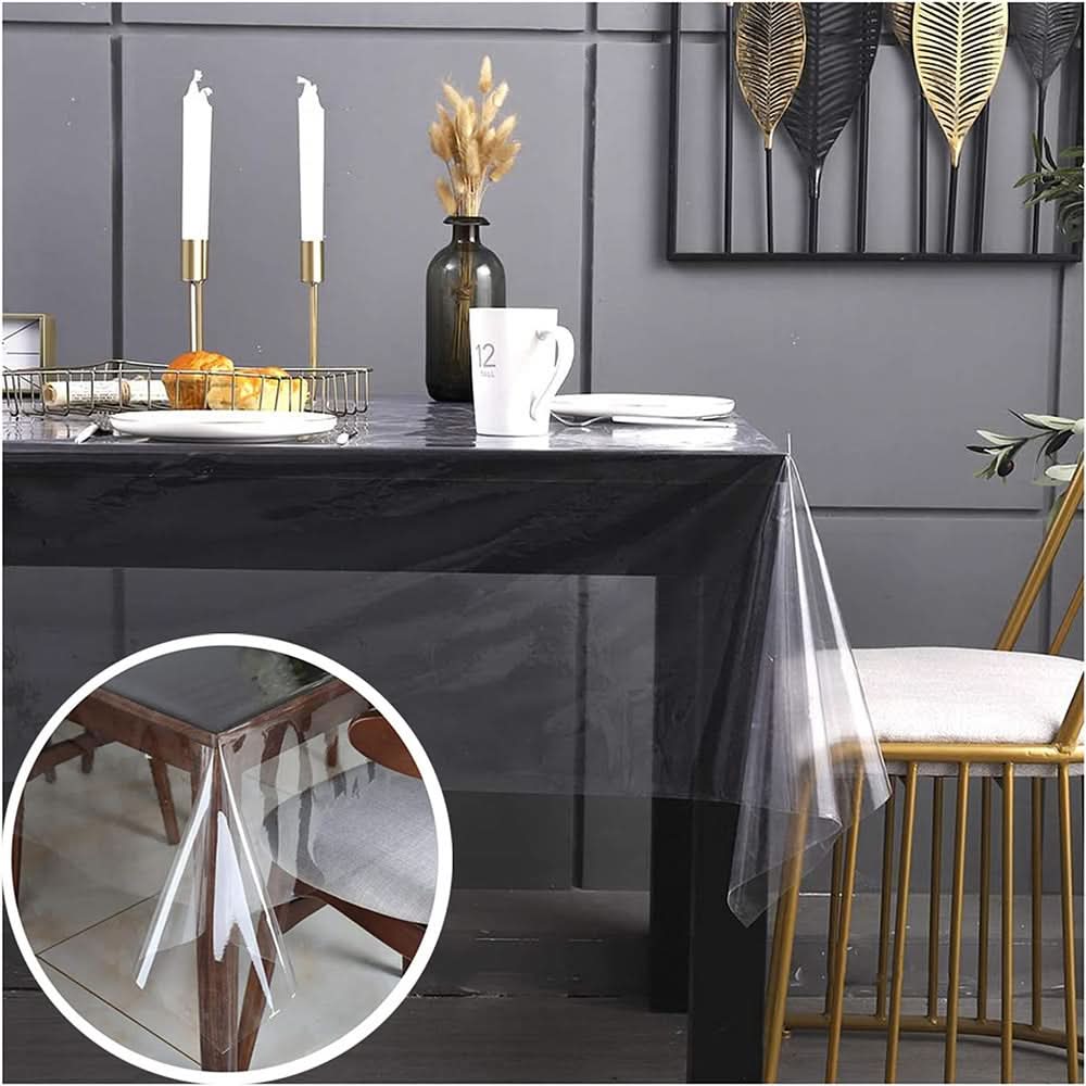 Transparent Cover 6 Chairs - White, Kitchen Tools & Accessories, Chase Value, Chase Value