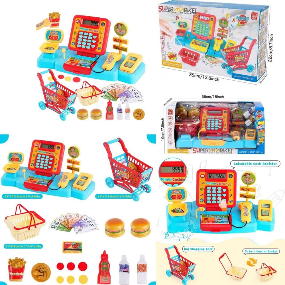 Supermarket Cash Register with Calculator, Educational Toys, Chase Value, Chase Value