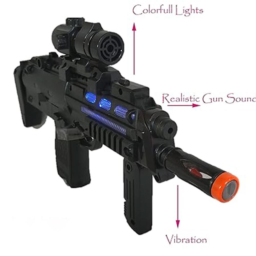 Pubg Army Style Assault Rifle Musical Gun, Weapon Toys, Chase Value, Chase Value