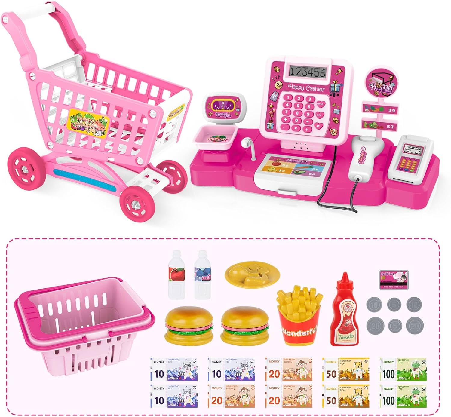 Supermarket Cash Register, Educational Toys, Chase Value, Chase Value