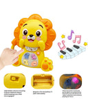 Battery Operated Piano Lion