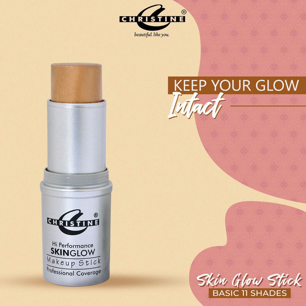 Christine Skin Glow Makeup Paint Stick - Shade 07 Sandal Wood, Highlighter, Christine, Chase Value