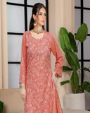 Noor Jahan Maha Noor Karandi Luxury Embroidered Suit with Dupatta - 13, Women, 3Pcs Shalwar Suit, Chase Value, Chase Value